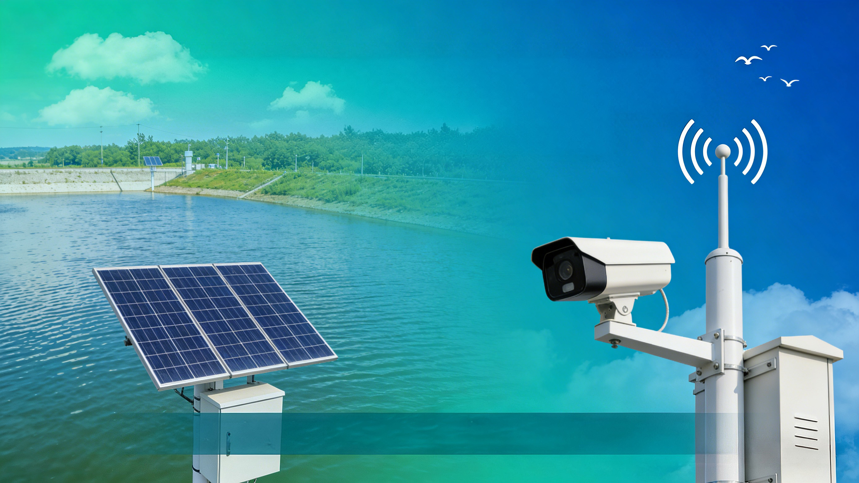 河道监测/水源地保护 太阳能无线监控